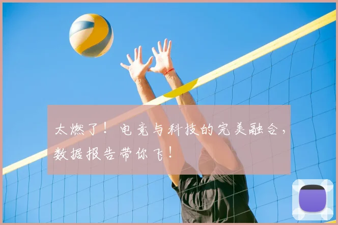 太燃了！电竞与科技的完美融合，数据报告带你飞！